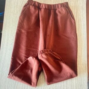 Rust Red Casual Shorts
